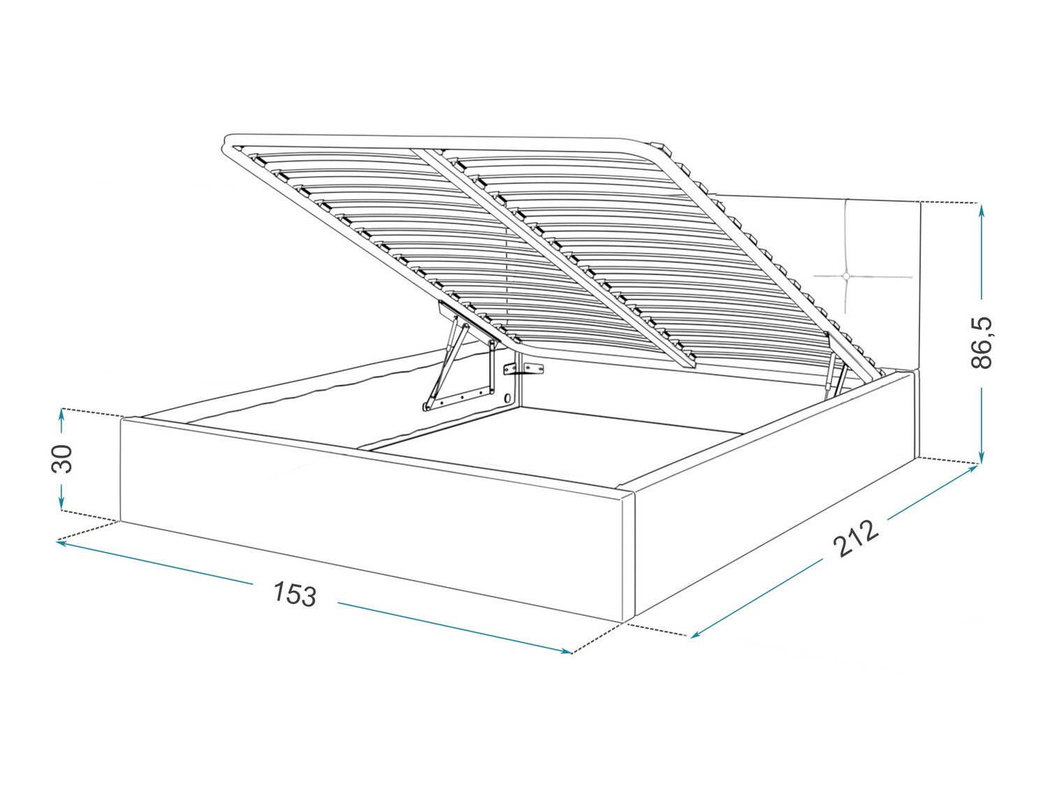 Gulta Fairfield 106 (Antracīts)