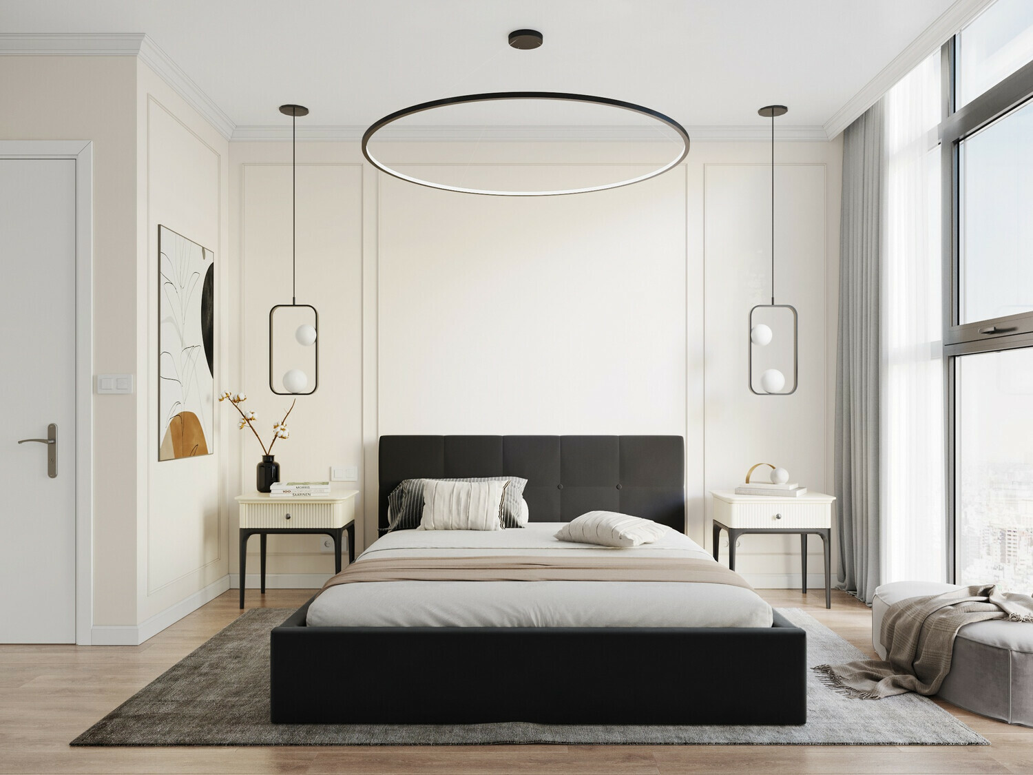 Gulta Fairfield 106 (Melns)