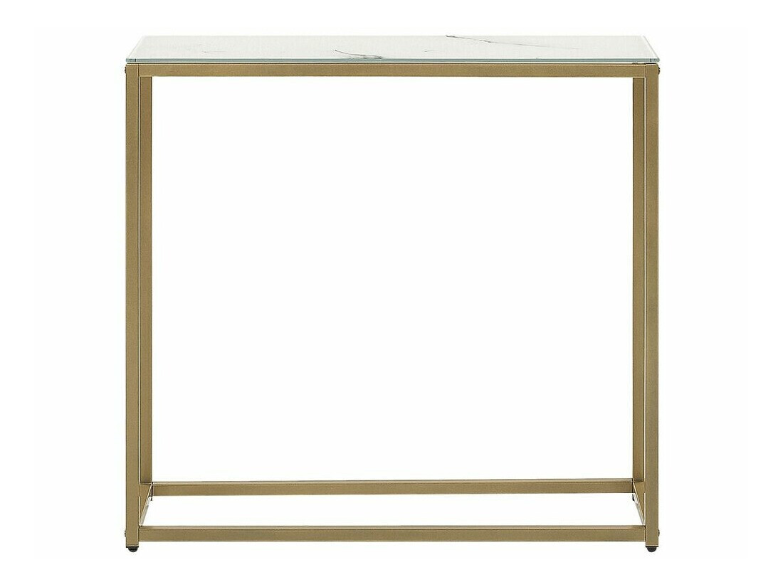 Консоль Berwyn 650 (Золотой + Белый мрамор)