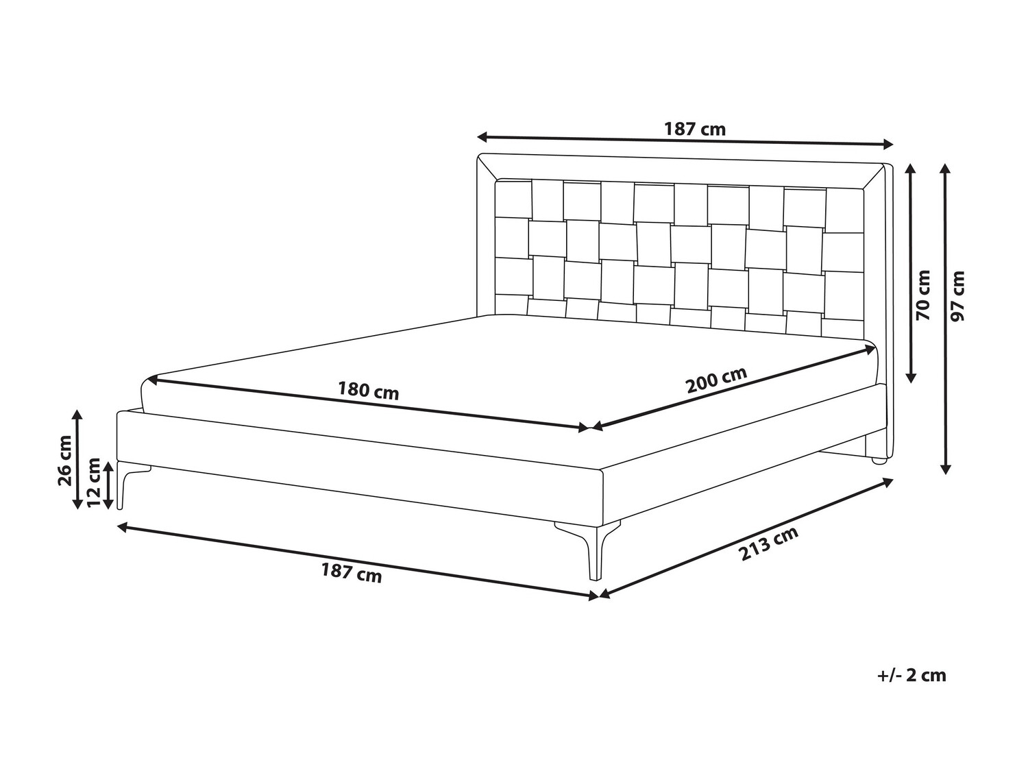 Кровать Berwyn 639 (Зелёный)