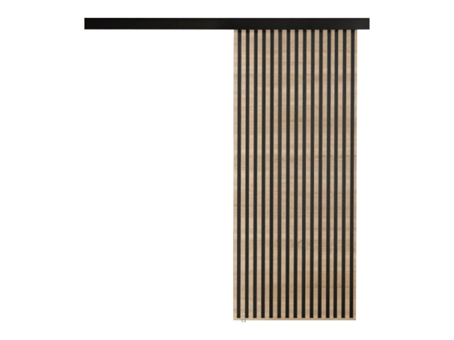 Раздвижные двери Dover 202 (Сонома Дуб + Чёрный)