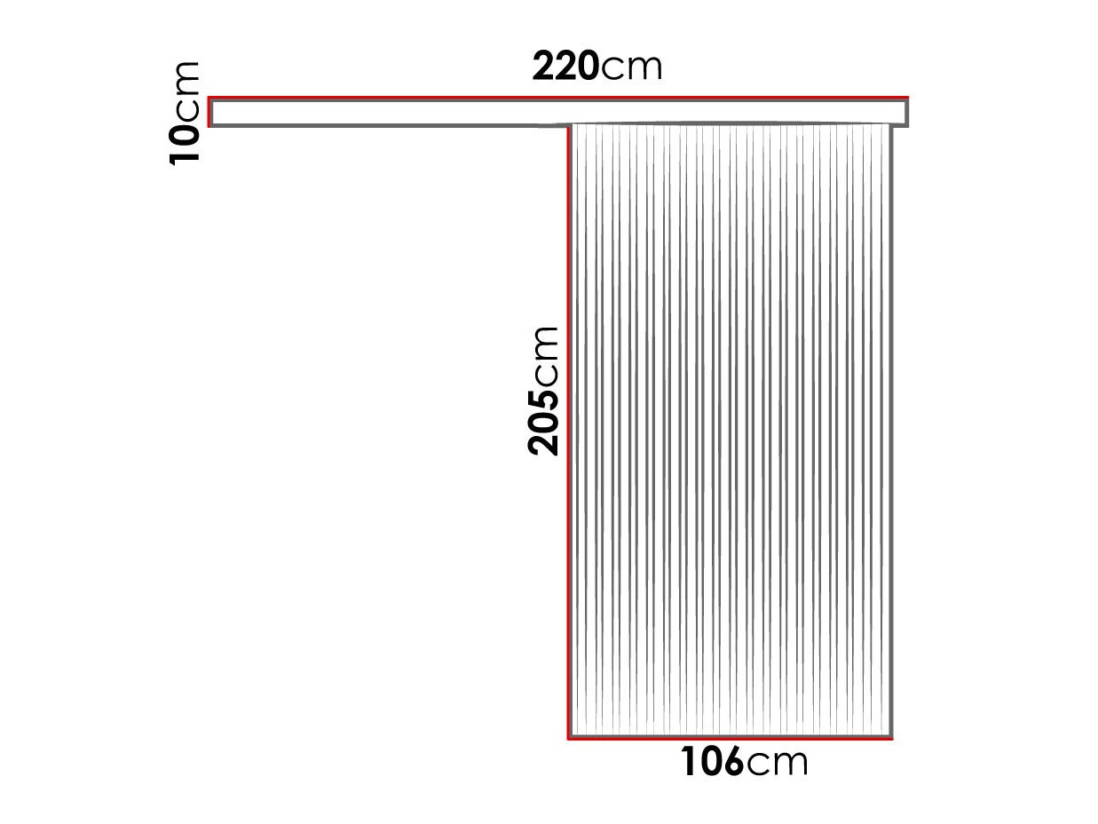 Раздвижные двери Dover 204 (Ремесло золотой дуб + Чёрный)