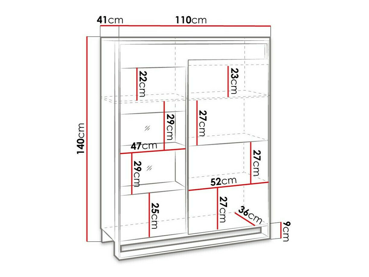 Стеллаж Luliru 125