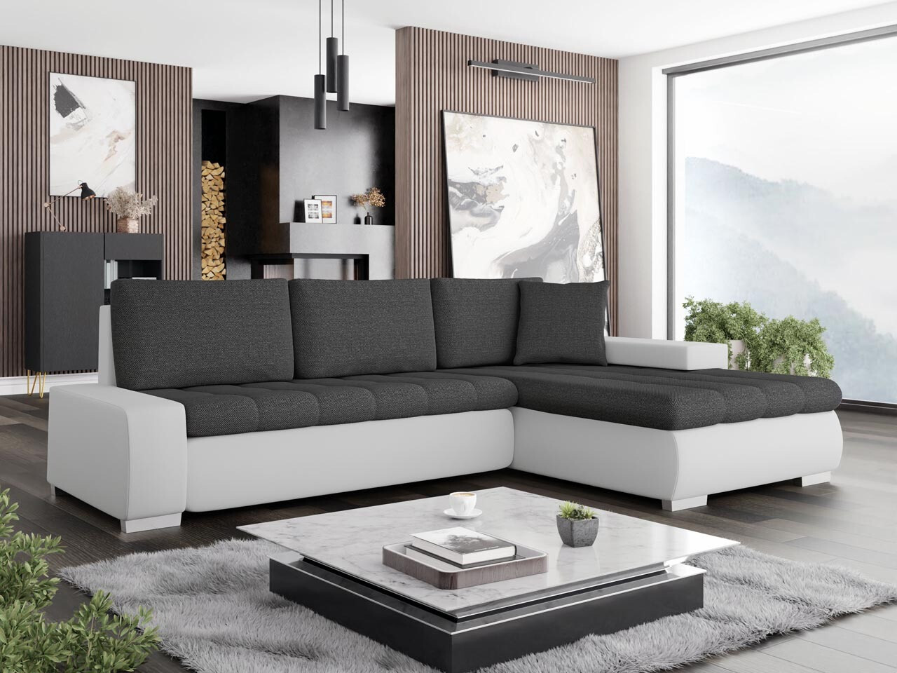 Stūra dīvāns Comfivo Nitor (Soft 017 + Boss 12)