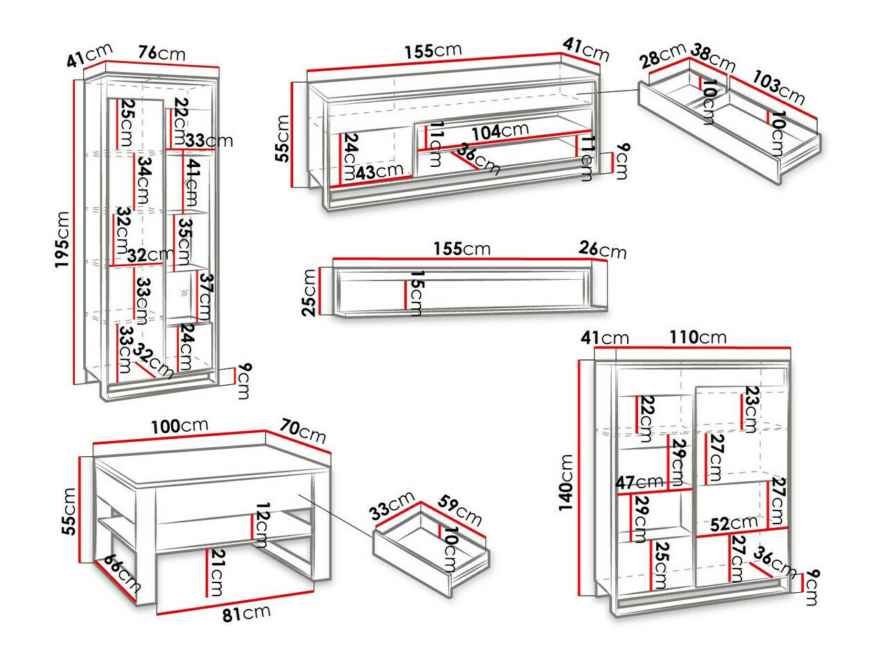 Viesistabas komplekts Luliru 134