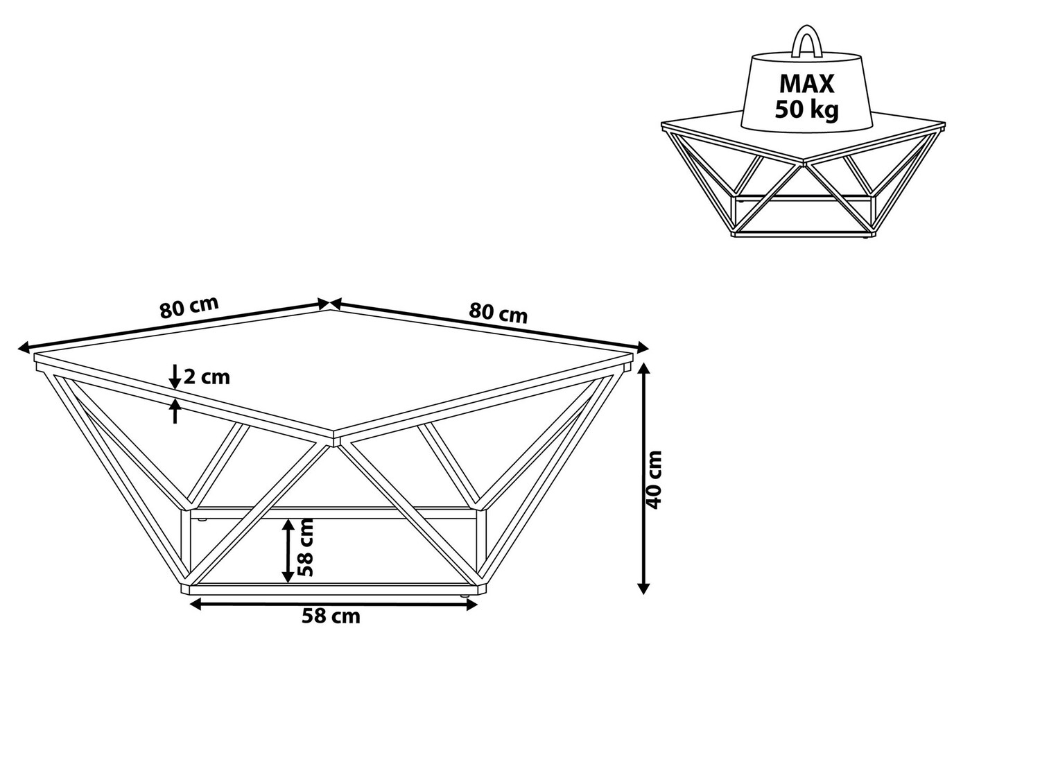 Журнальный столик Berwyn 644 (Золотой + Черный мрамор)