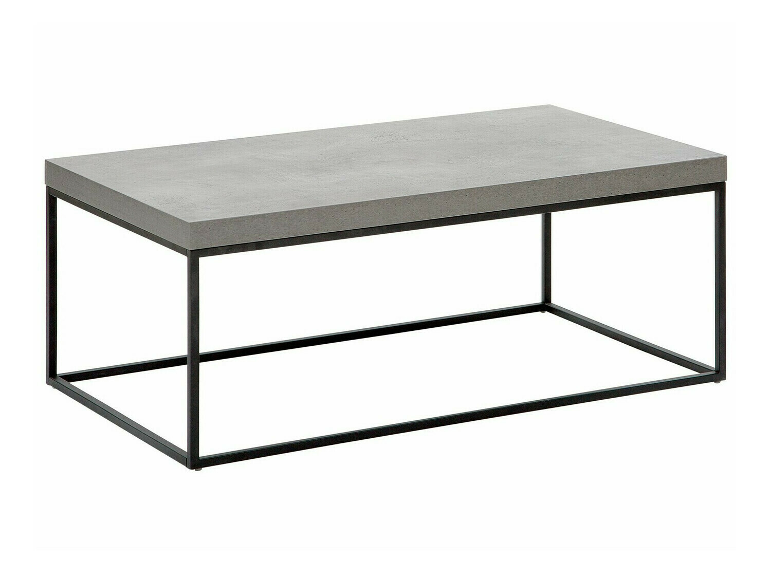 Журнальный столик Berwyn 655 (Чёрный + Бетон)