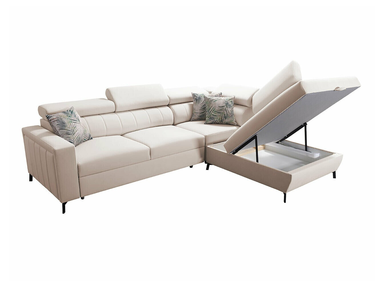 Stūra dīvāns Sarasota 147 (Mono 231 + Botanical 36)