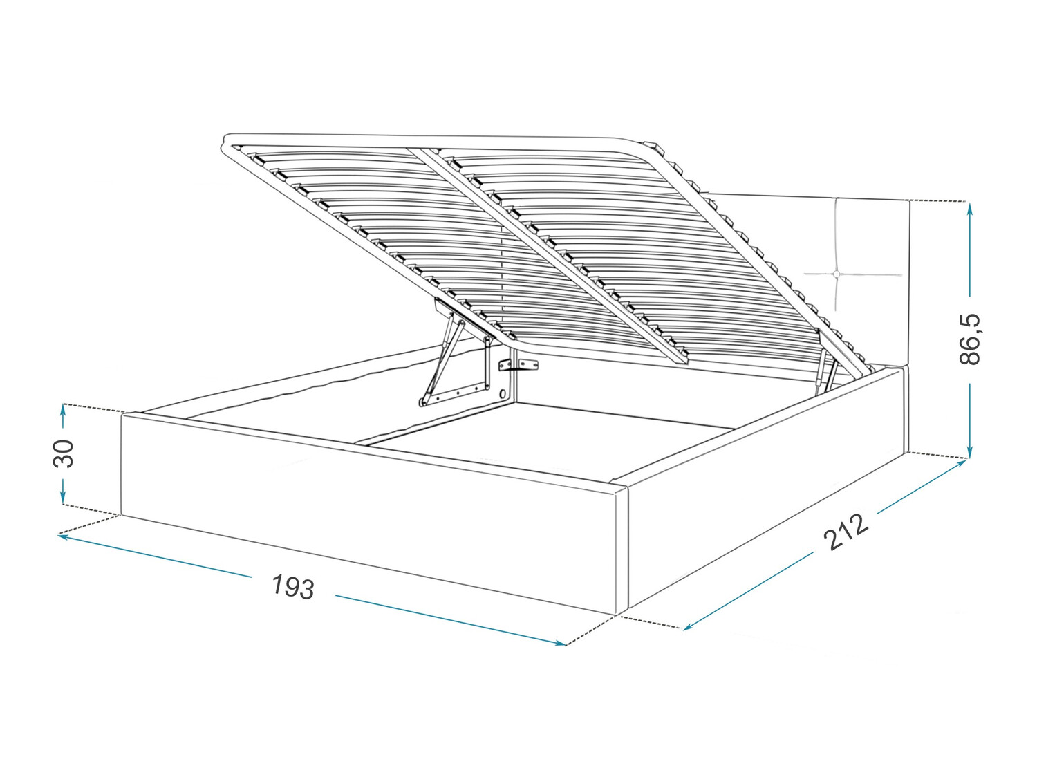 Gulta Fairfield 107 (Pelēks)