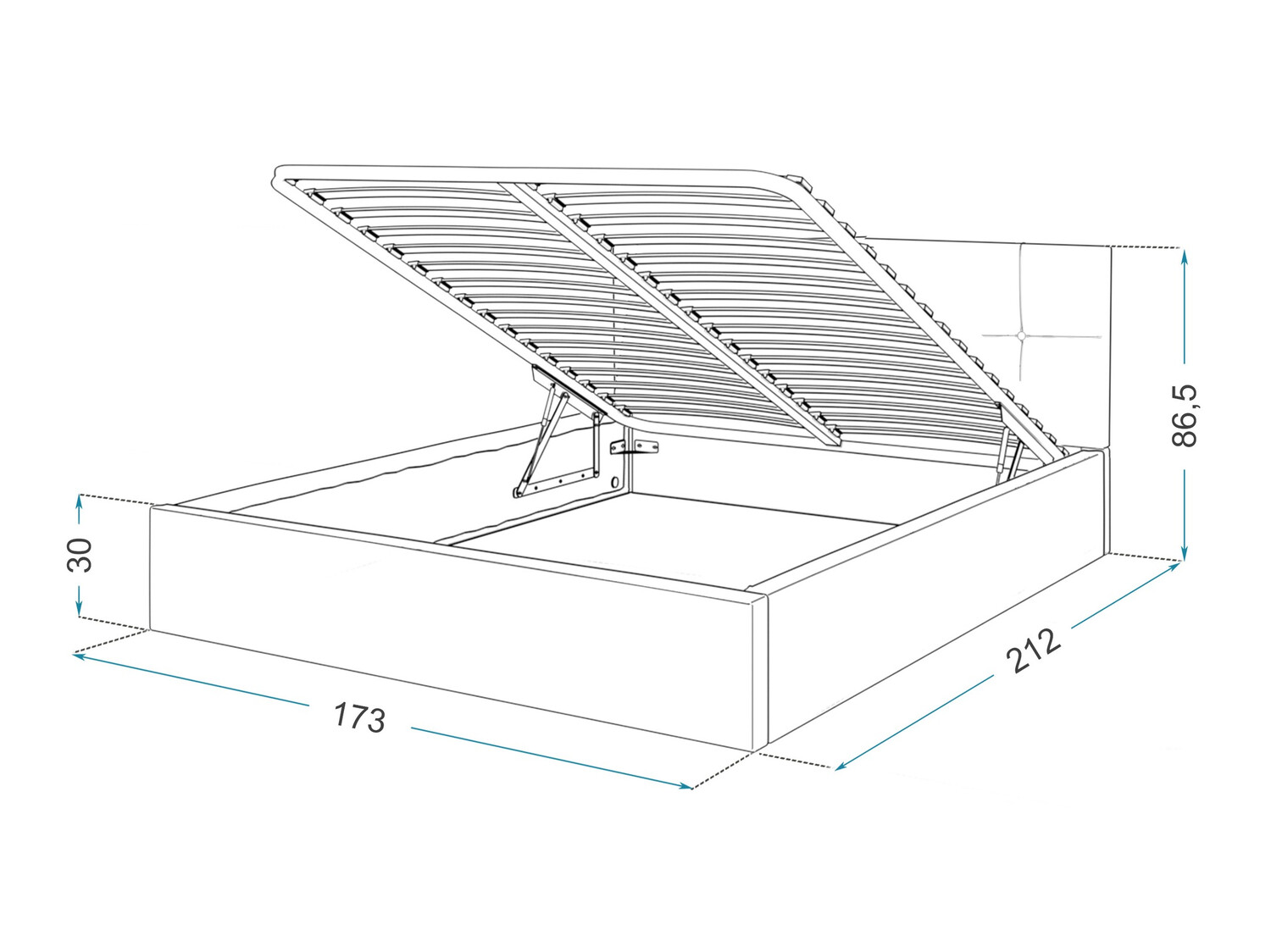 Gulta Fairfield 107 (Tumši rozā)