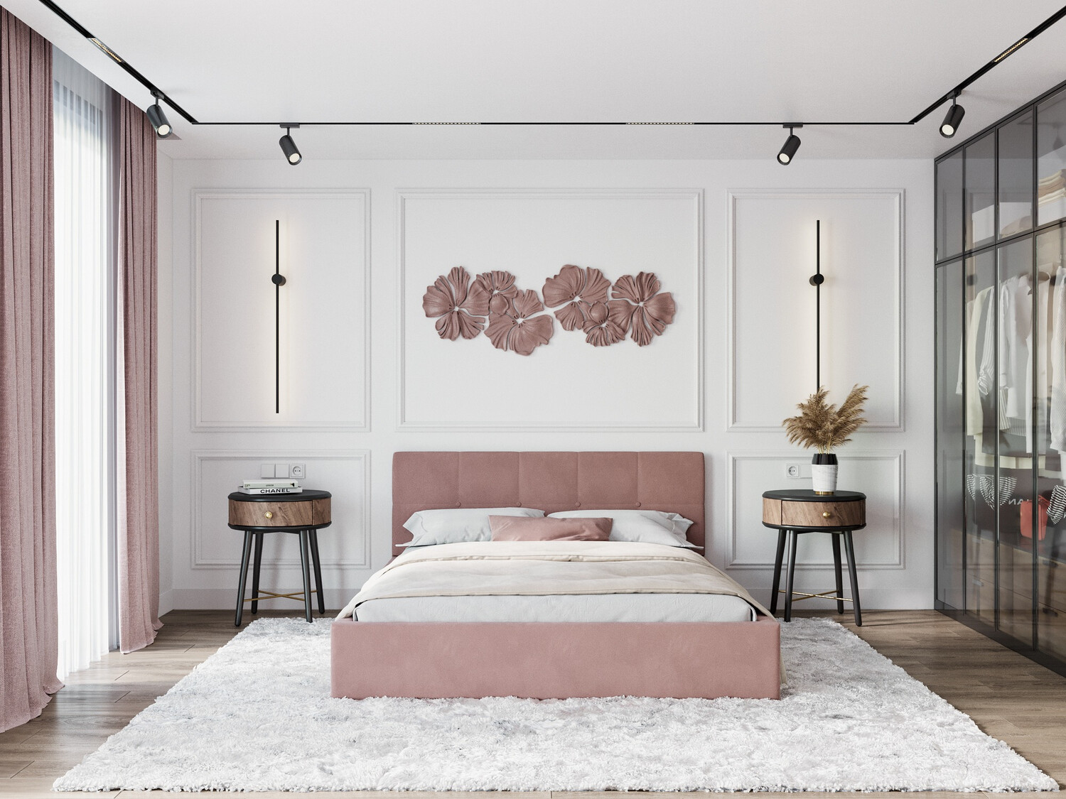 Кровать Fairfield 107 (Розовый)