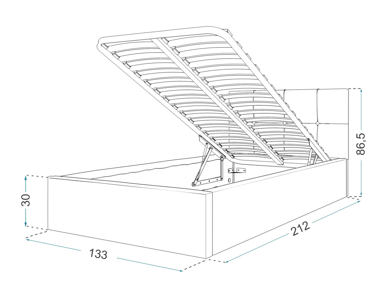 Кровать Fairfield 107 (Розовый)