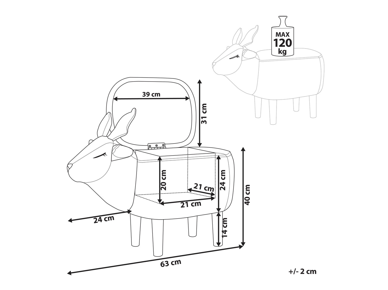 Pufs Berwyn 670 (Bēšs)