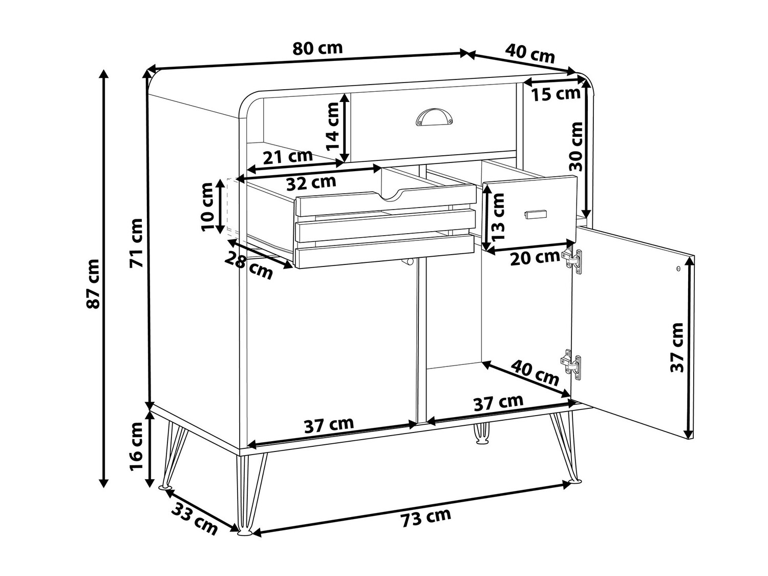 Kомод Berwyn 680