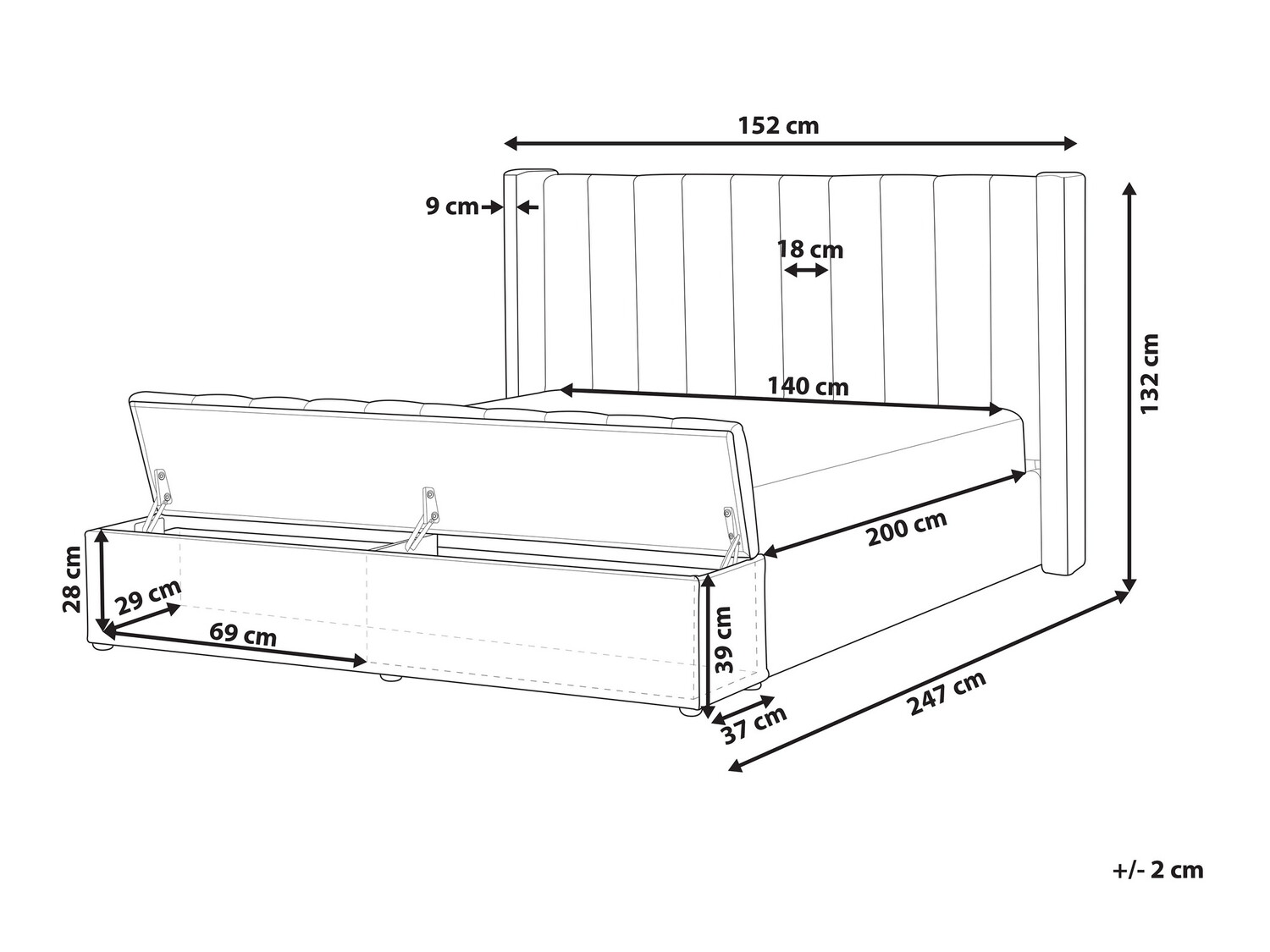 Кровать Berwyn 682 (Розовый)