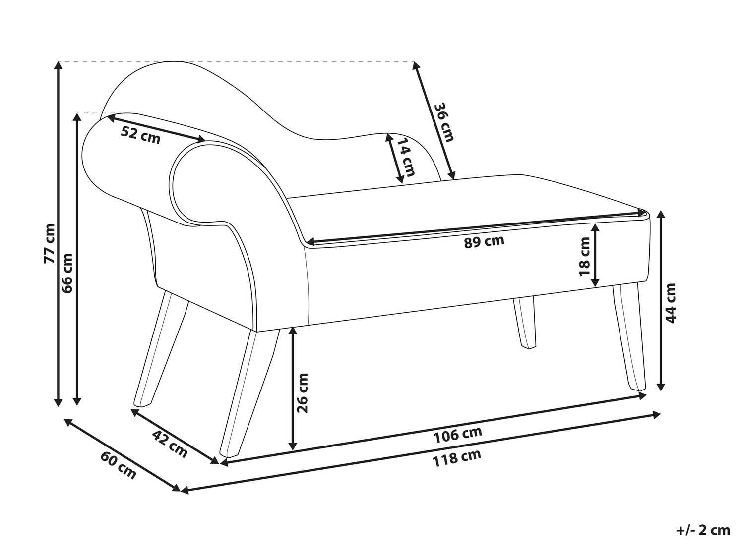 Kušete Berwyn 690 (Taupe)