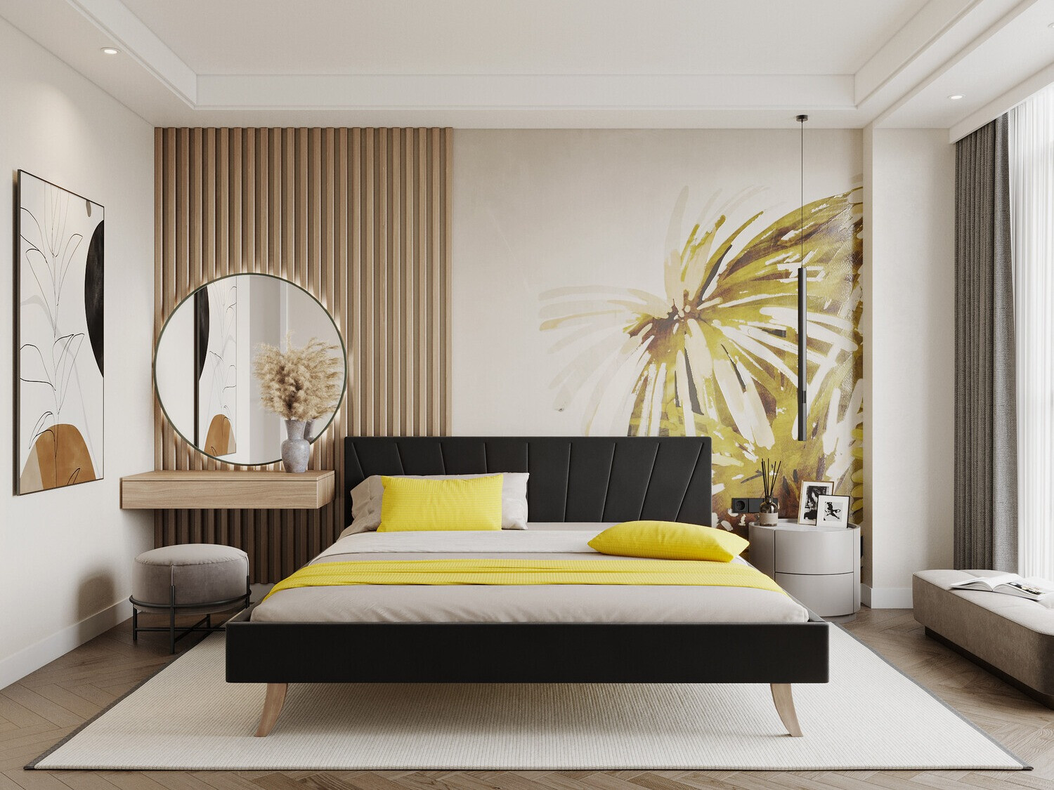 Кровать Fairfield 108 (Чёрный)