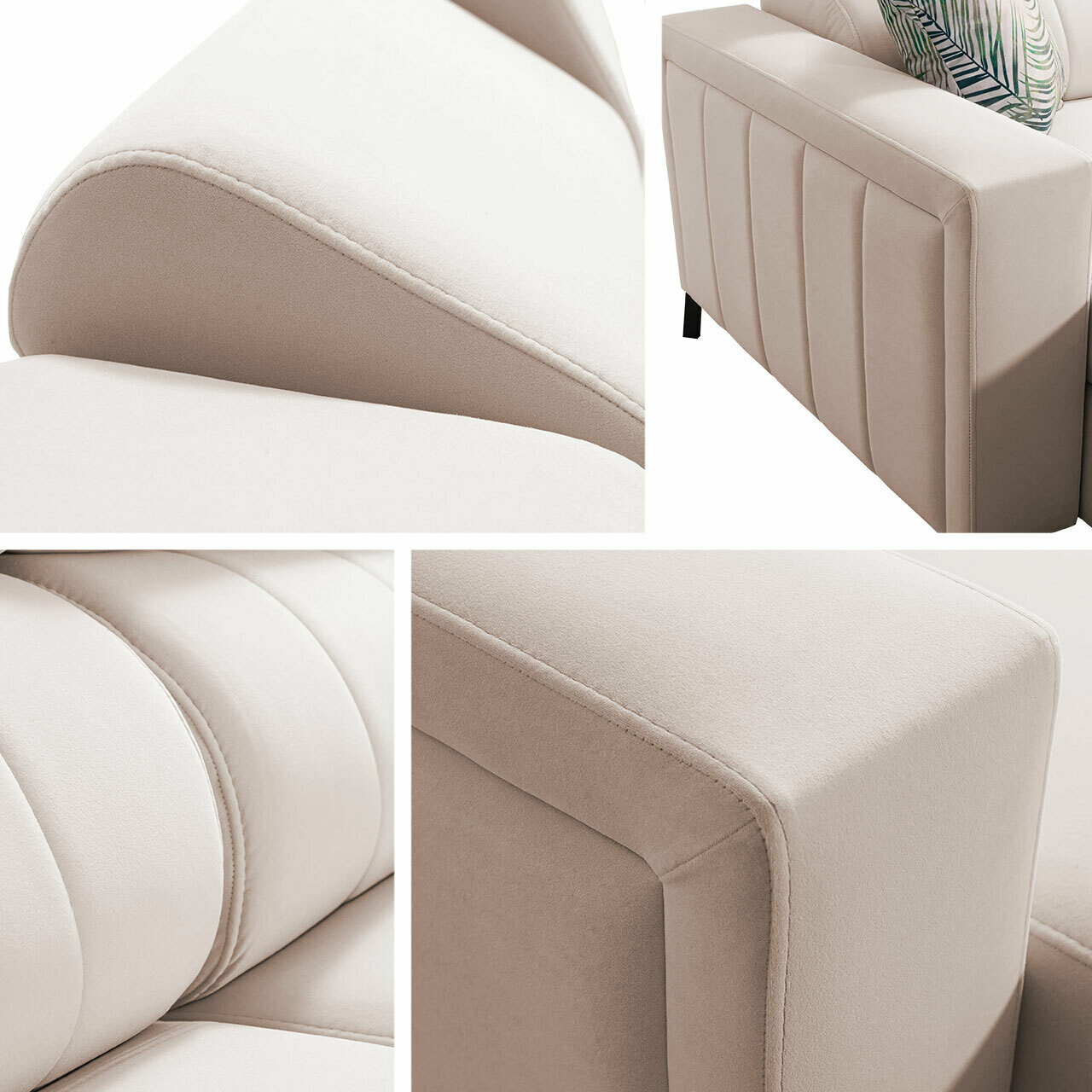 Stūra dīvāns Sarasota 154 (Mono 231 + Botanical 36)