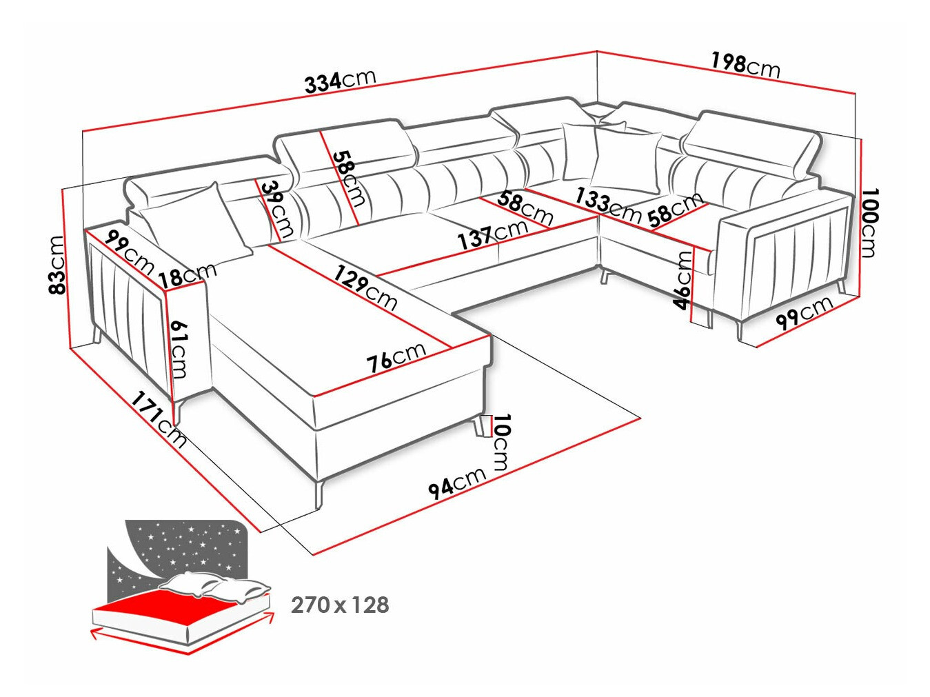 Угловой диван Sarasota 153 (Mono 231 + Botanical 36)