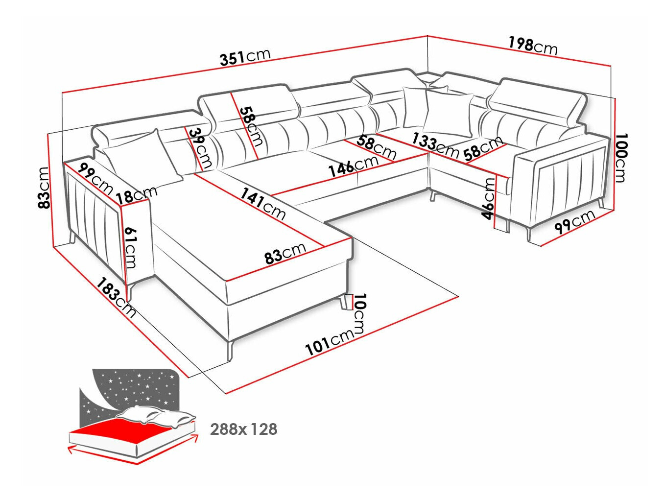 Угловой диван Sarasota 154 (Mono 234 + Botanical 36)