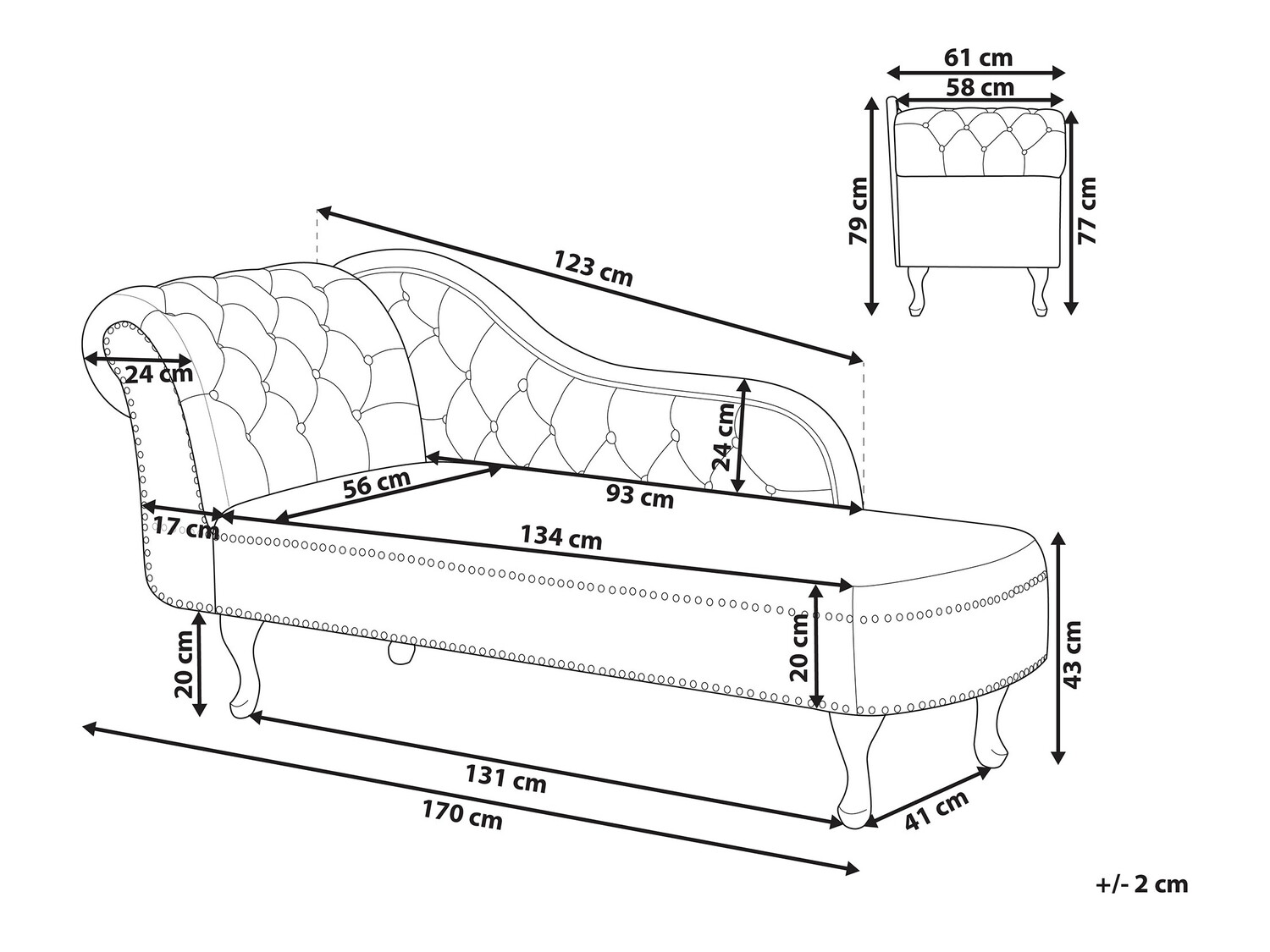 Kušete Berwyn 696 (Tirkīzs)