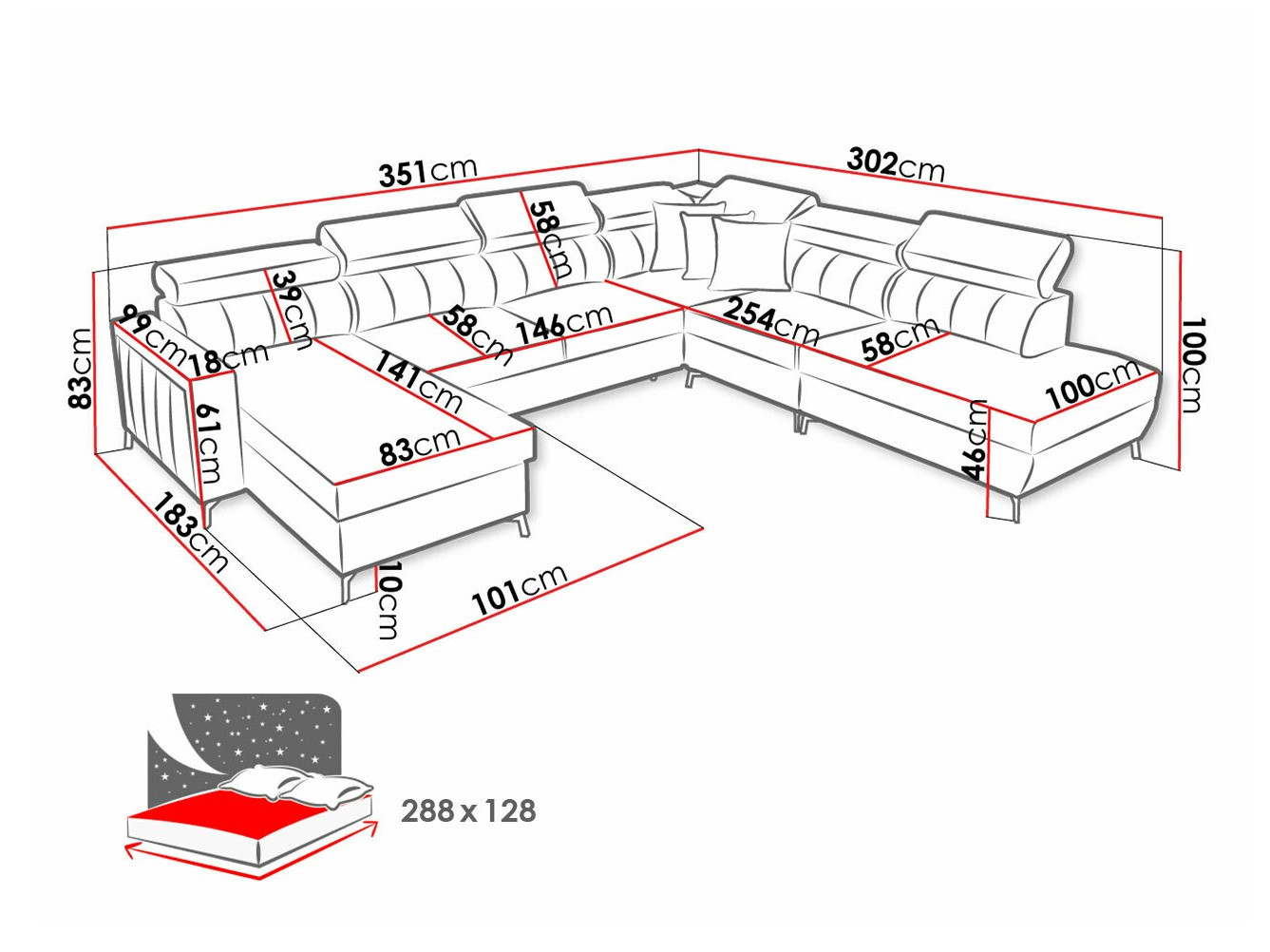 Угловой диван Sarasota 155 (Mono 231 + Botanical 36)