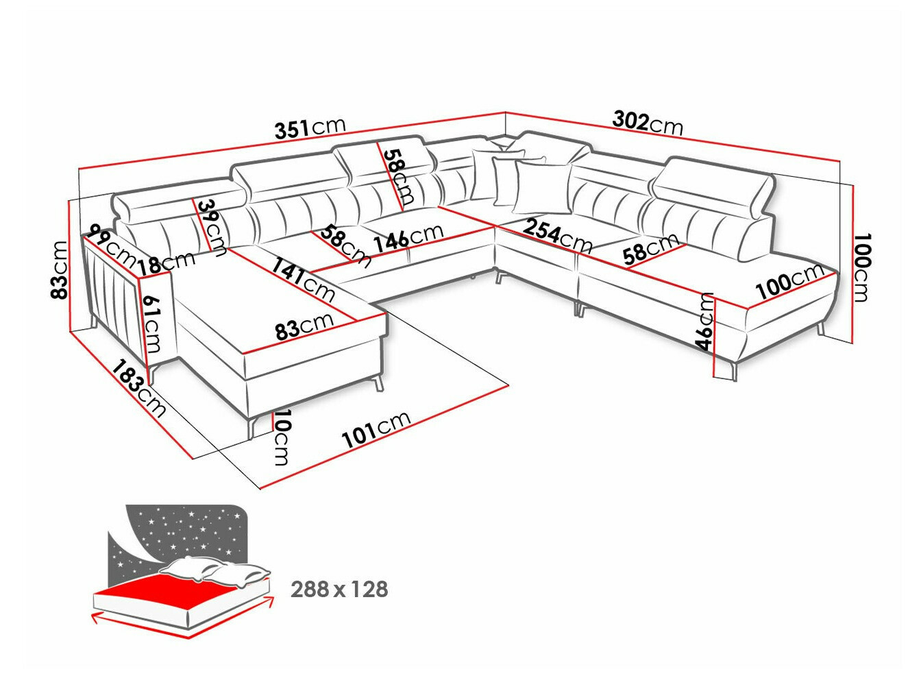 Угловой диван Sarasota 155 (Mono 231 + Botanical 36)
