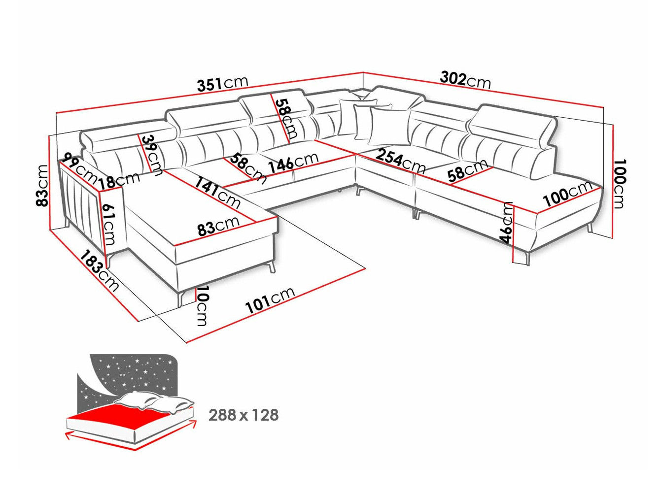 Угловой диван Sarasota 155 (Mono 235 + Botanical 36)