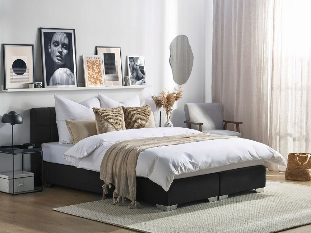 Kontinentālā gulta Berwyn 718 (Melns)