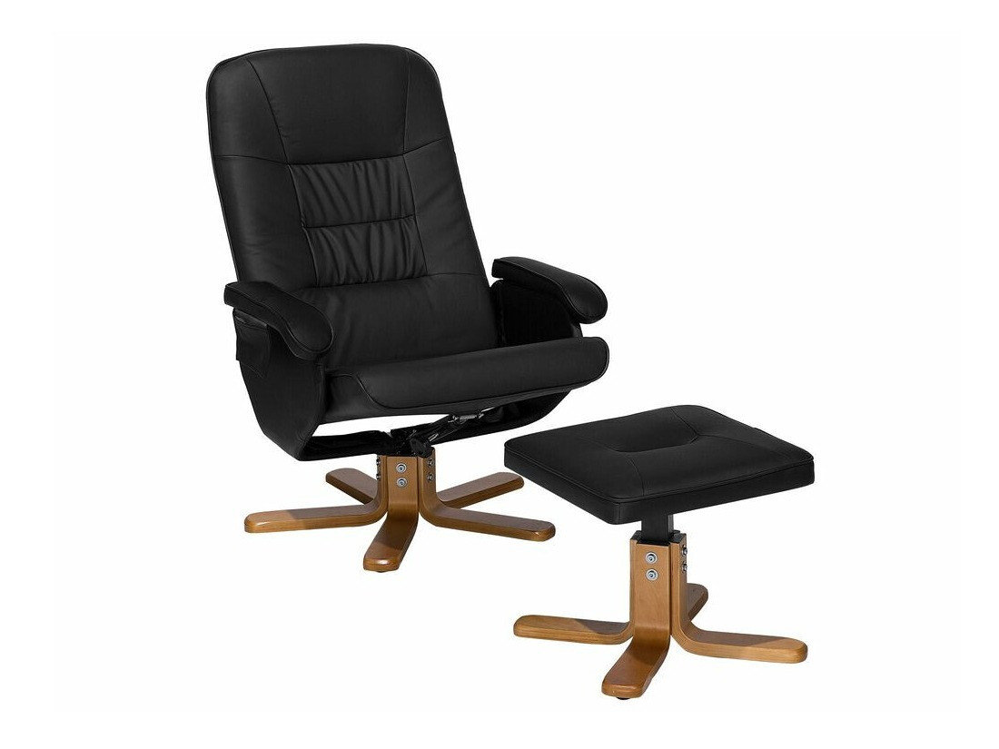 Krēsls reglainer Berwyn 711 (Melns)