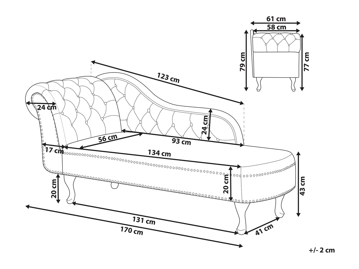 Kušete Berwyn 708 (Bēšs + Ziedu raksts)