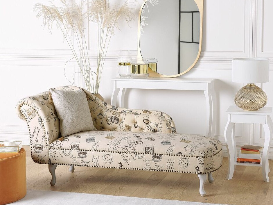 Кушетка Berwyn 708 (Бежевый + Чёрный)