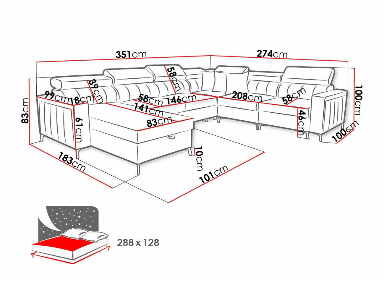 Угловой диван Sarasota 157 (Mono 242 + Botanical 36)