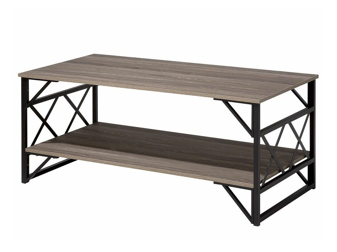 Žurnālu galdiņš Berwyn 703 (Melns + Taupe)