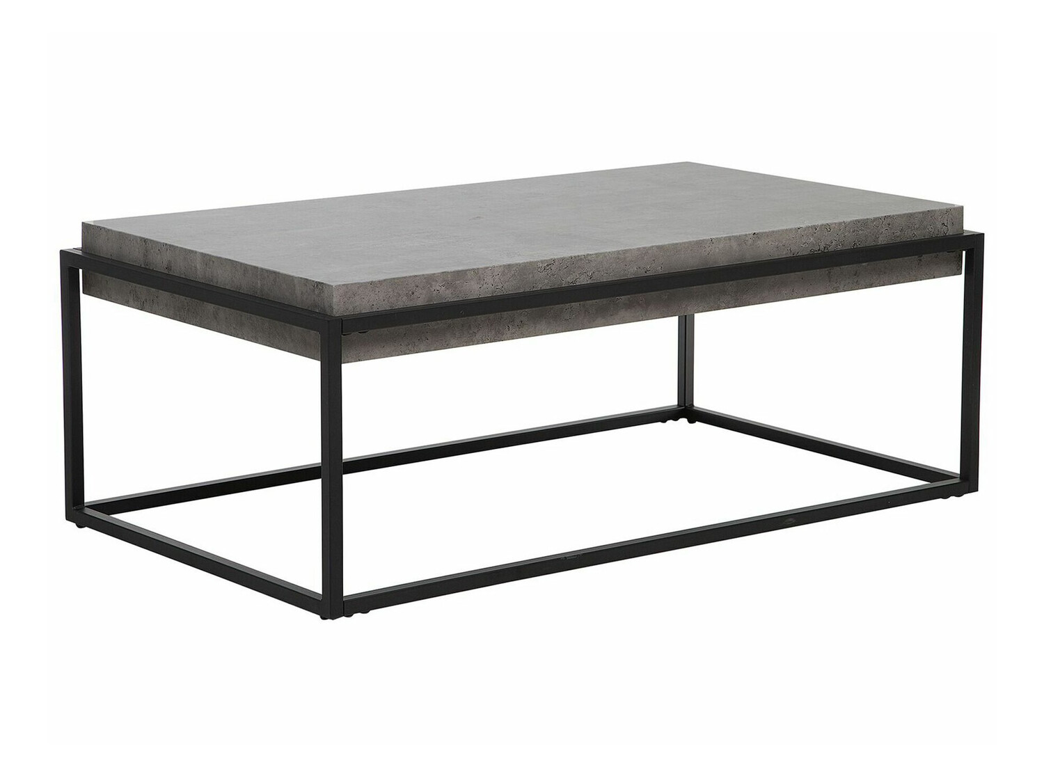 Žurnālu galdiņš Berwyn 704 (Melns + Pelēks)