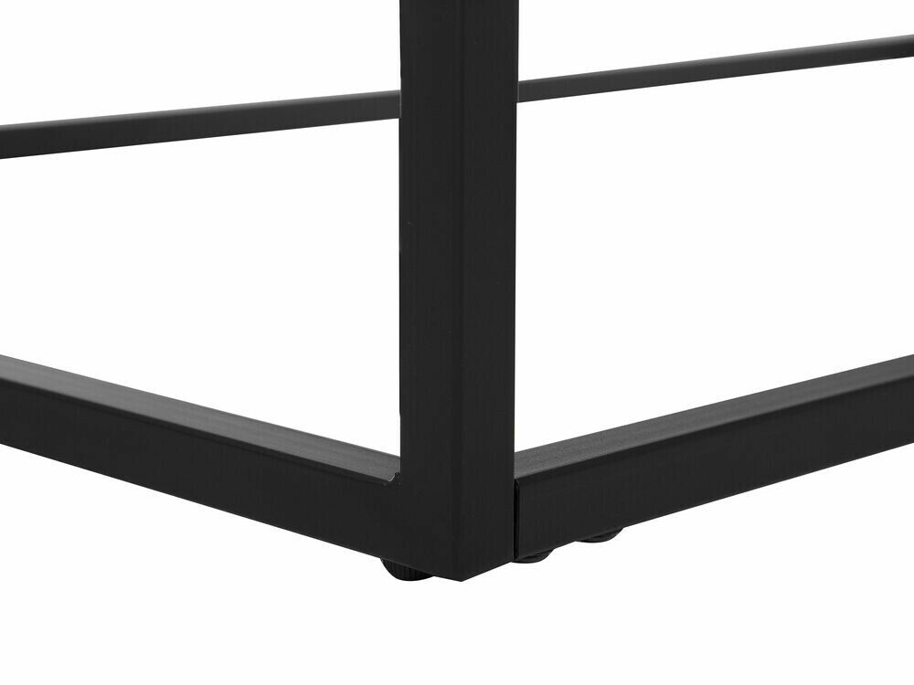 Žurnālu galdiņš Berwyn 704 (Melns + Pelēks)