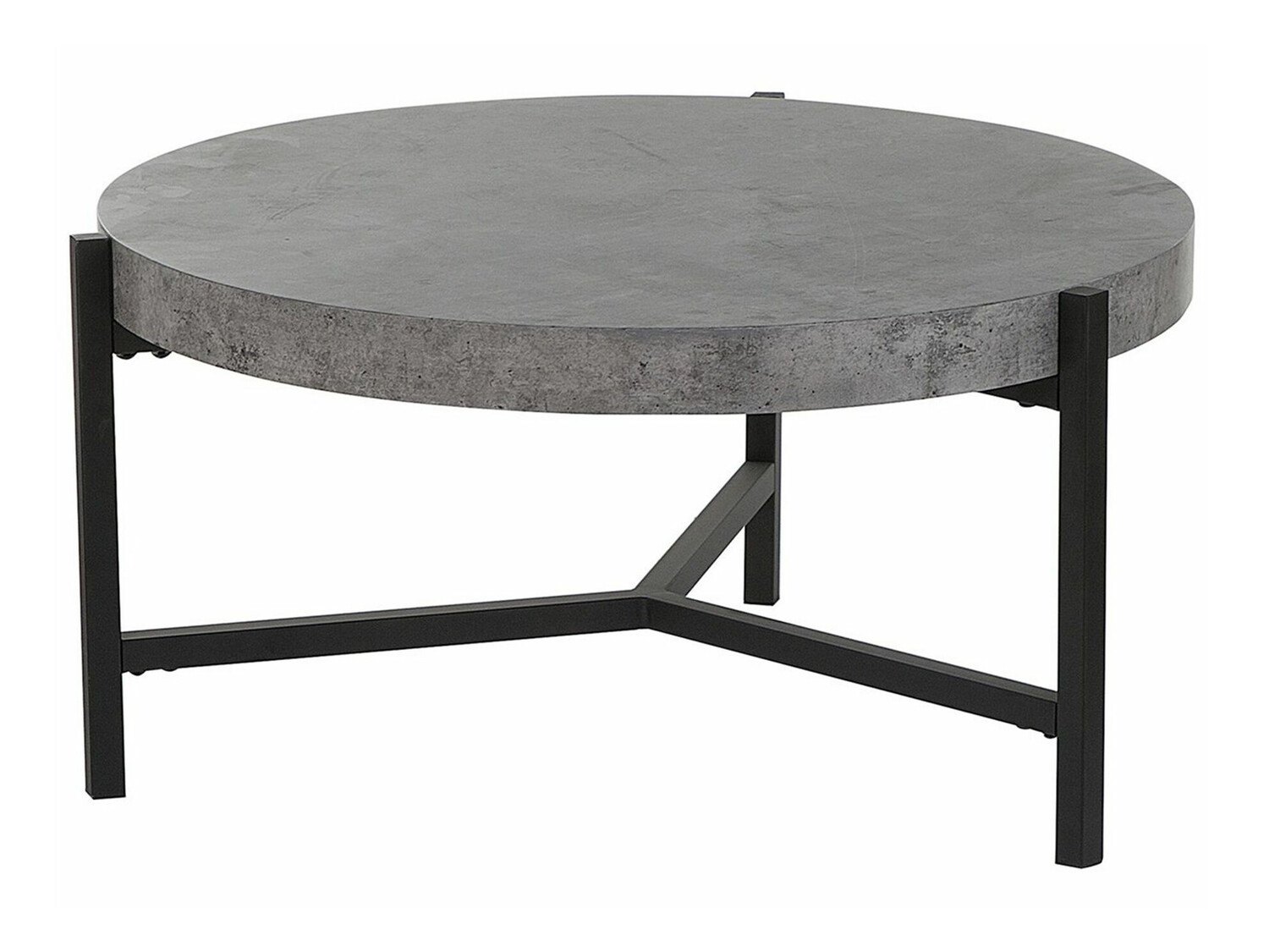 Žurnālu galdiņš Berwyn 707 (Melns + Pelēks)