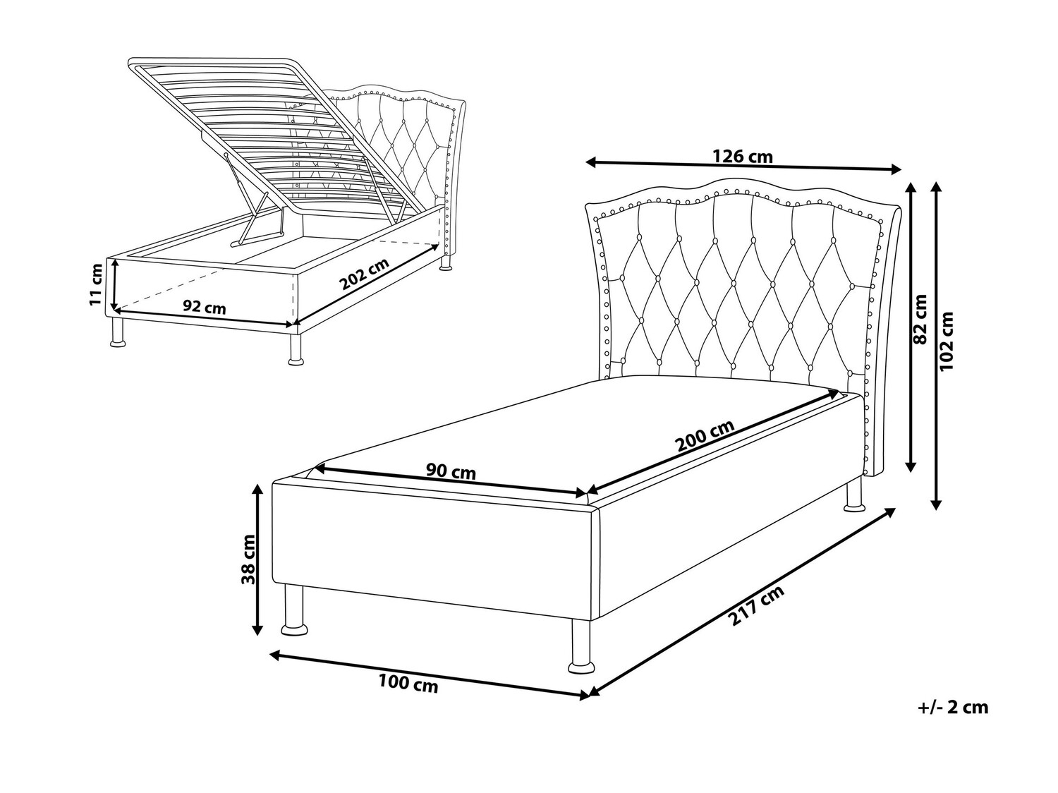 Кровать Berwyn 714 (Бежевый)