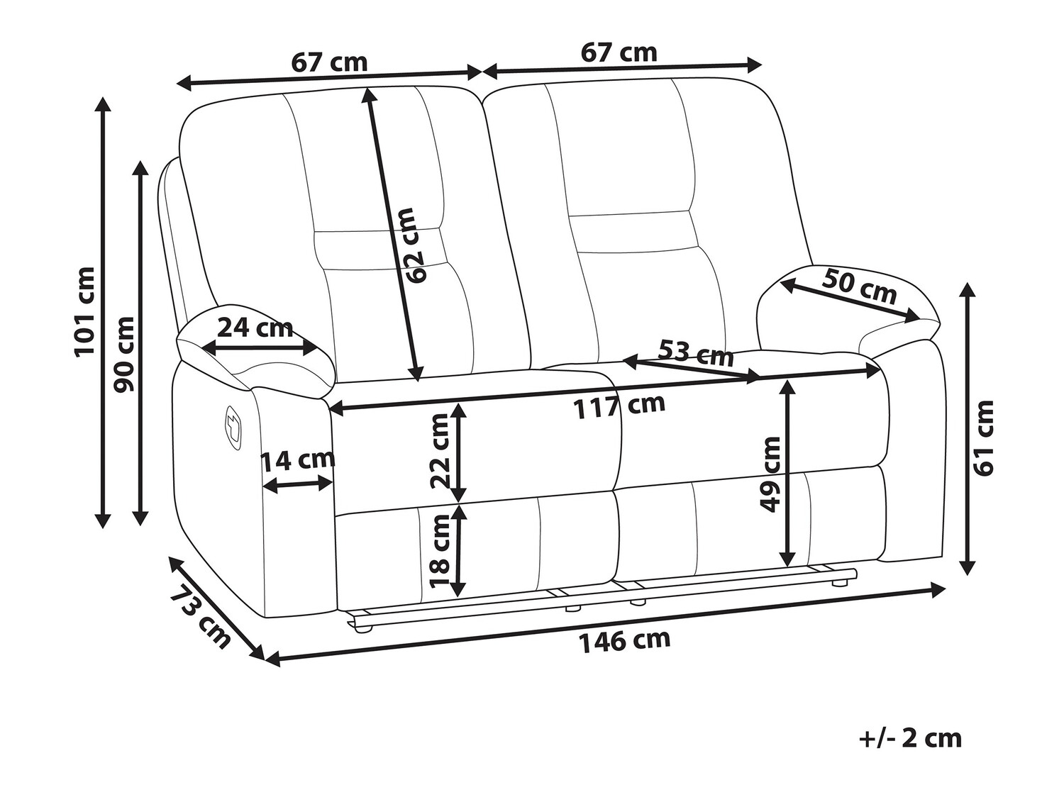 Раскладной диван Tivlira 101 (Белый)