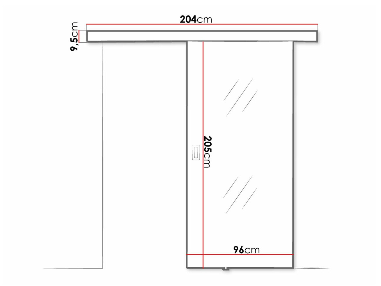 Bīdāmas durvis Dover 207