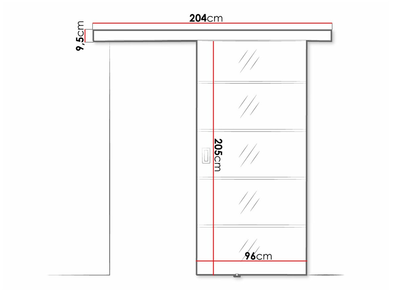 Раздвижные двери Dover 211