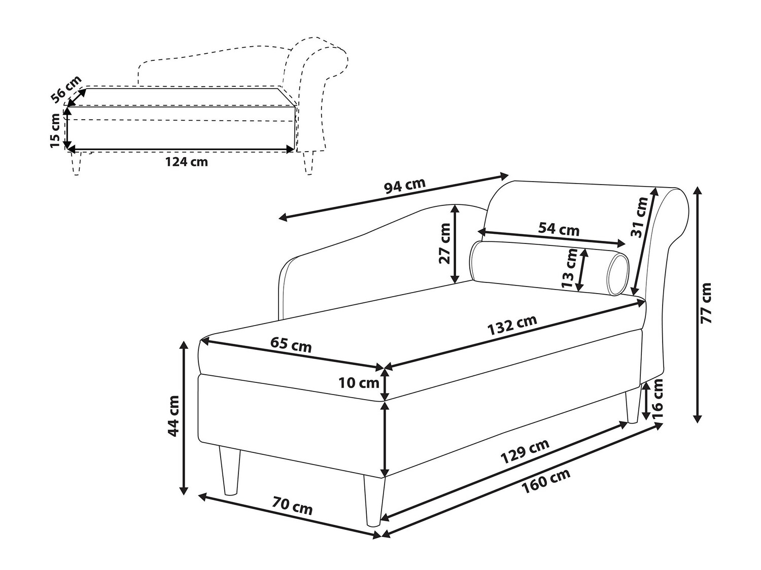 Kušete Berwyn 737 (Zils)