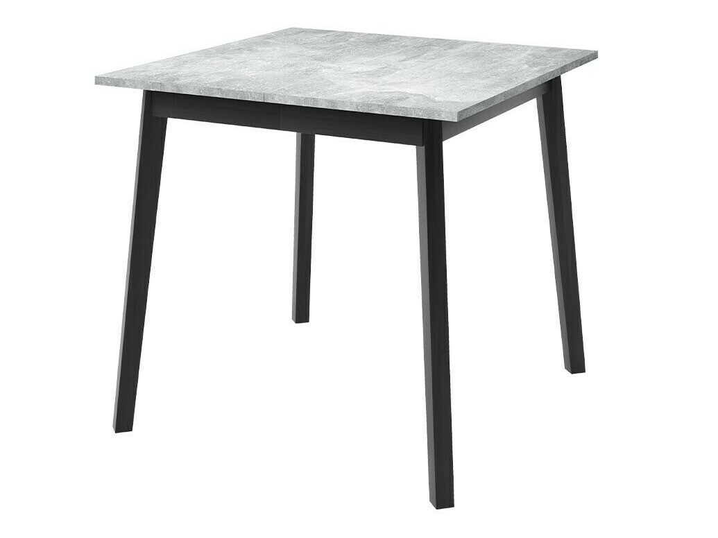 Обеденный гарнитур Edmond 116 (Серый мрамор + Чёрный)