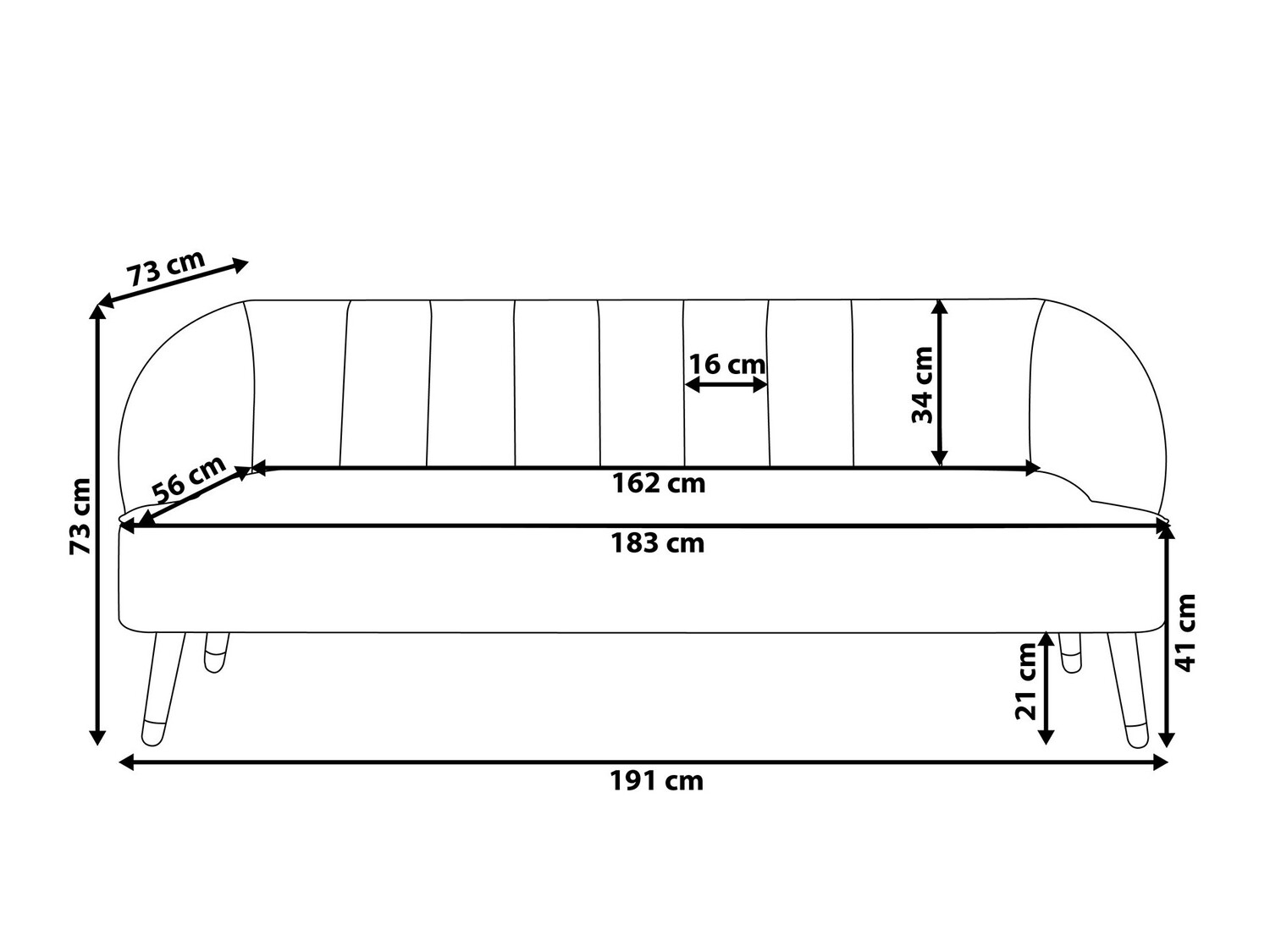 Диван Berwyn 752 (Зелёный)