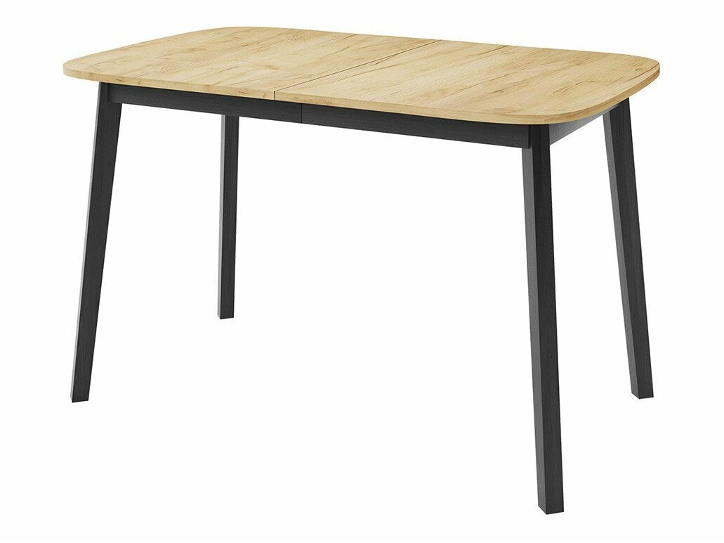 Ēdamistabas komplekts Edmond 117 (Amatniecības zelta ozols + Melns)