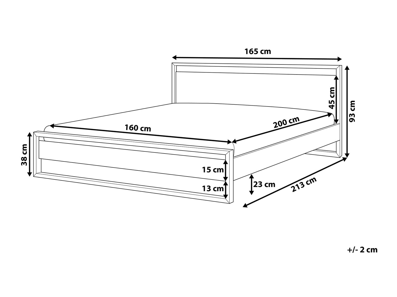 Кровать Berwyn 742 (Темное дерево)