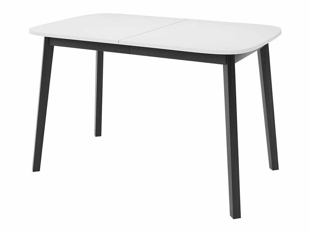 Обеденный гарнитур Edmond 117 (Белый + Чёрный)