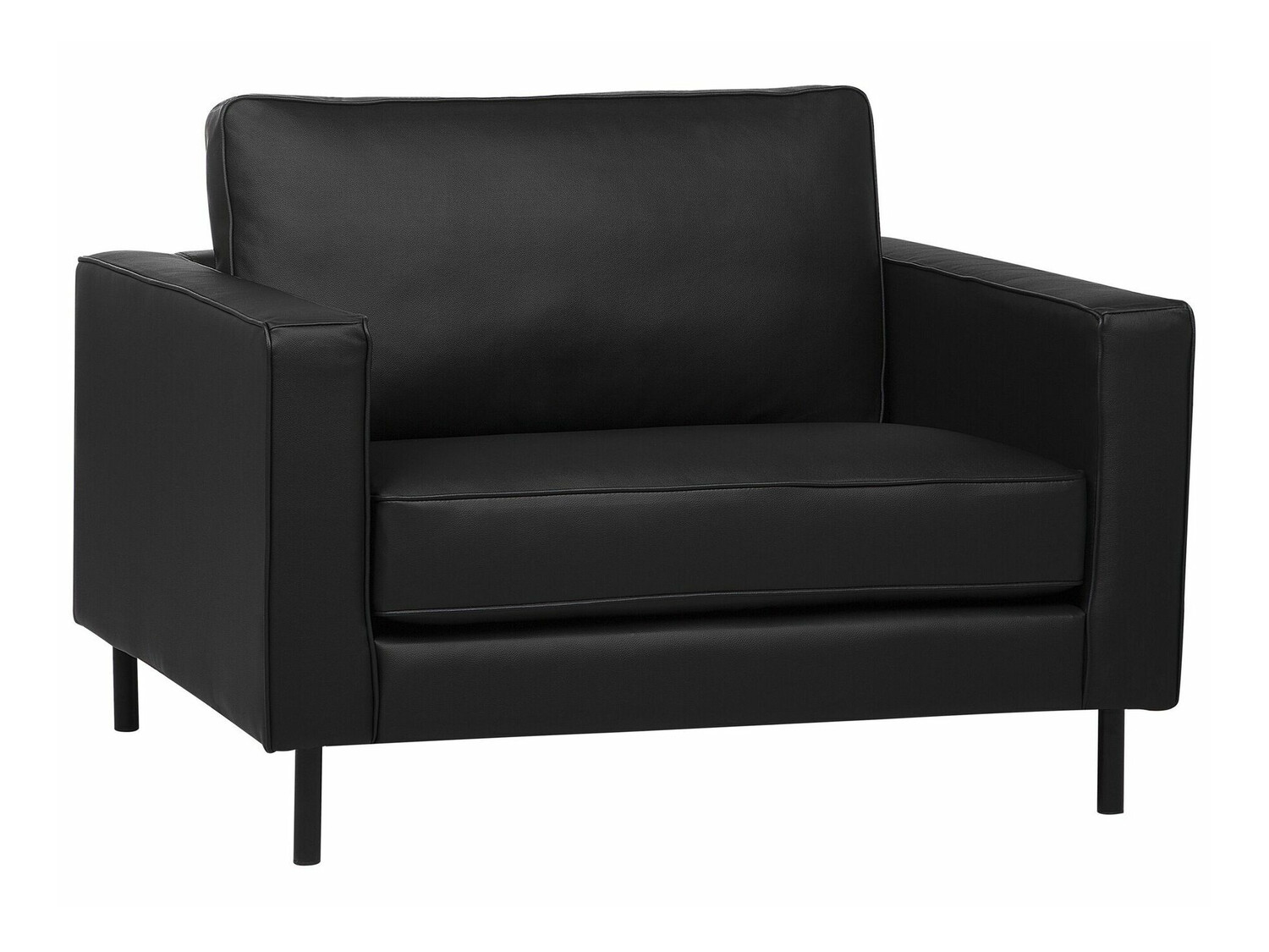 Atpūtas krēsls Berwyn 766 (Melns)