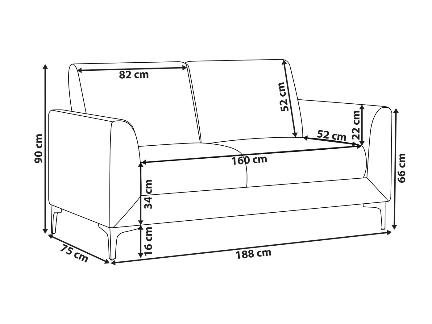 Диван Berwyn 765 (Зелёный)