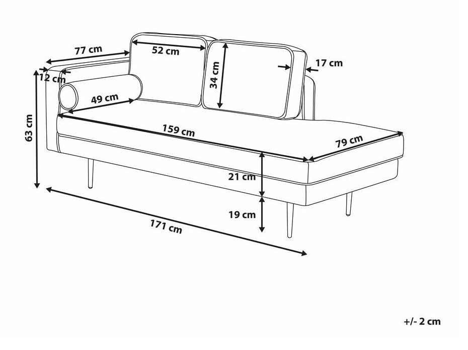 Kušete Berwyn 770 (Tirkīzs)